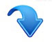 downward arrow graphic image